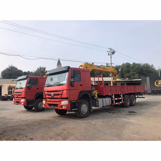 Sinotruk 트럭 탑재 크레인 Zz1257n5847W Sq10sk3q HOWO 6X4 트럭 크레인